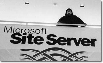 Mike in building 25, hosting the Microsoft Site Server Product Unit